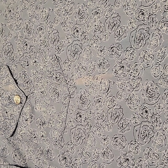 3/$30 VTG CRAZY COWGIRL Floral Rose Snap Button Sleeveless Rodeo Shirt - Picture 9 of 11